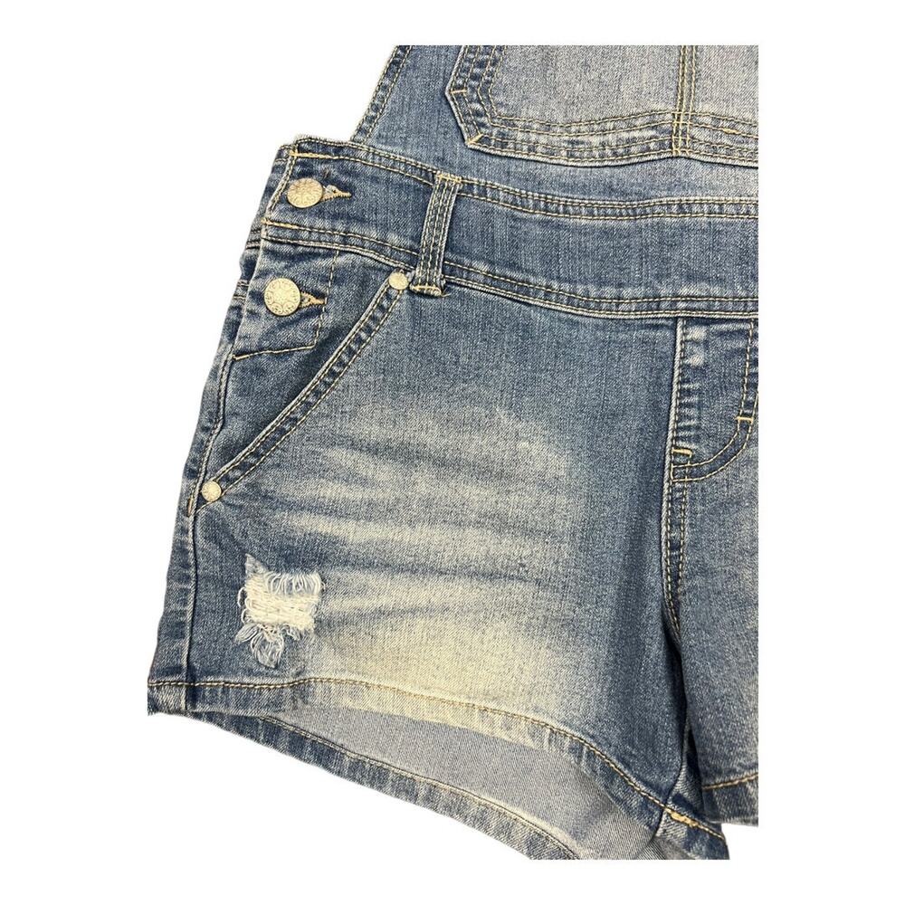 Blue Spice Womens Juniors sz 9 Overalls Shortalls y2k Style Streetwear - Picture 2 of 7